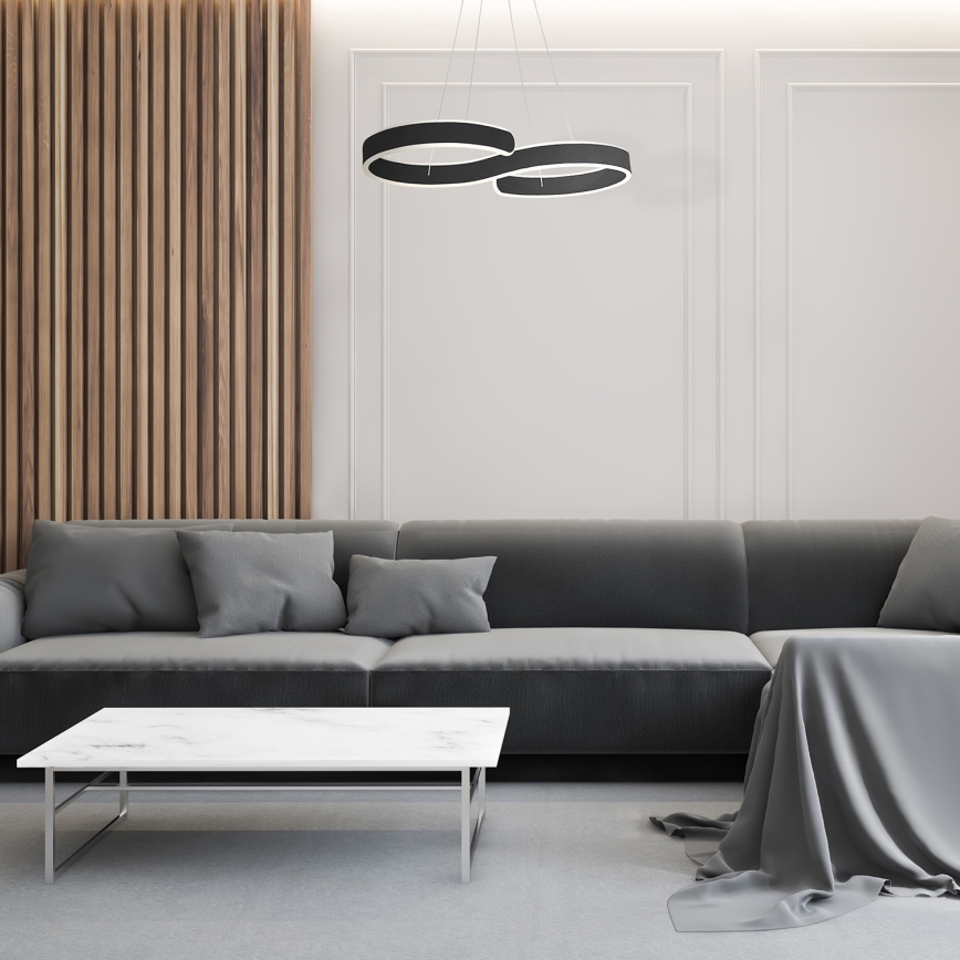 LED lysekrone i en snor INFINITY LED/50W/230V