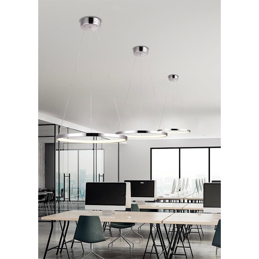 LED lysekrone i en snor LUNE LED/25W/230V