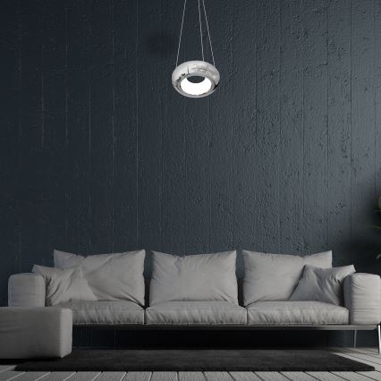 LED lysekrone i en snor MERCURIO 1xLED/12W/230V