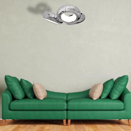 LED lysekrone i en snor MERCURIO 3xLED/12W/230V