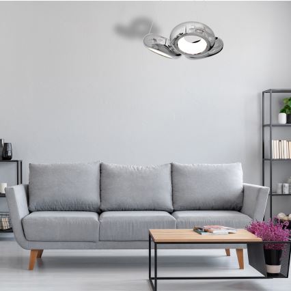 LED lysekrone i en snor MERCURIO 3xLED/12W/230V