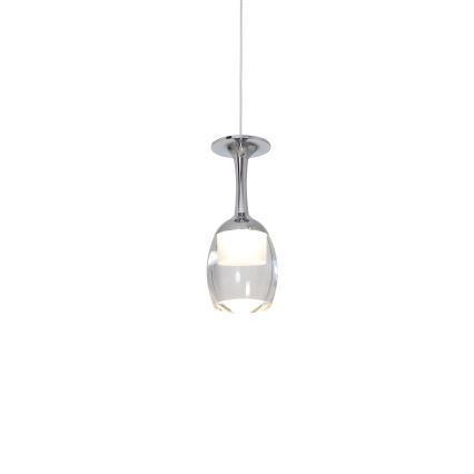 LED Lysekrone i snor COPPA 1xLED/5W/230V