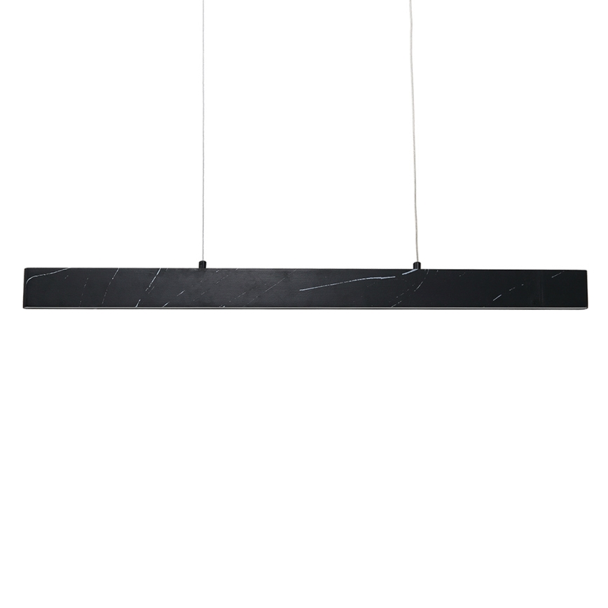 LED Lysekrone i snor PIERCE LED/18W/230V sort