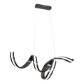 LED-lysekrone med wire AREZIA LED/42W/230V sort