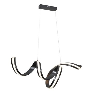 LED-lysekrone med wire AREZIA LED/42W/230V sort