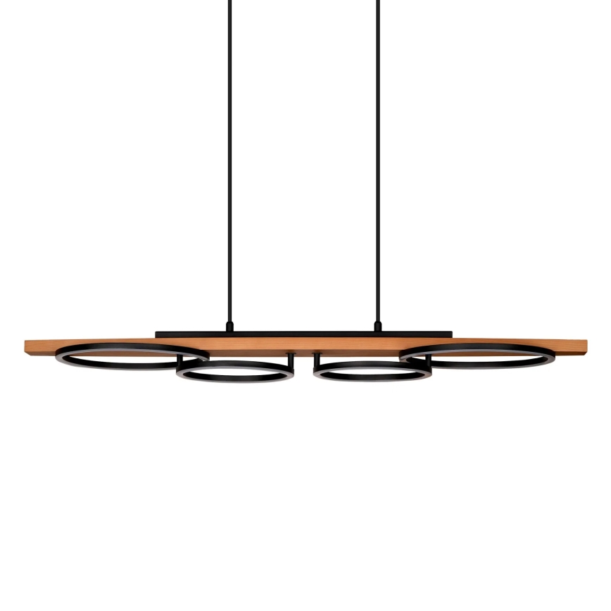 LED-lysekrone med wire MELISA LED/35W/230V i fyrretræ