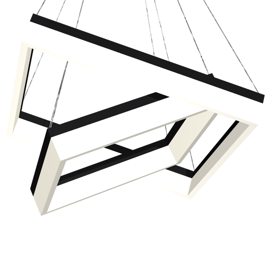 LED lysekrone NERO 2xLED/80W/230V