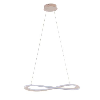 LED-lysekrone på kabel CASHMERE LED/40W/230V Ø 59,5 cm beige