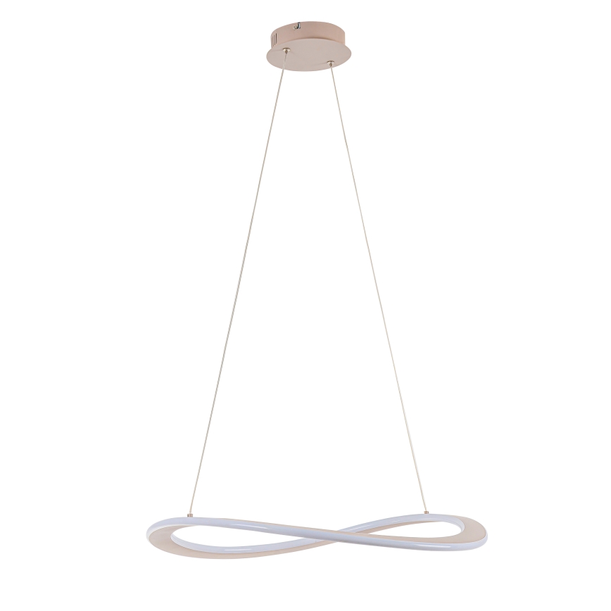 LED-lysekrone på kabel CASHMERE LED/40W/230V Ø 59,5 cm beige