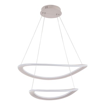 LED-lysekrone på kabel CASHMERE LED/75W/230V Ø 59,5 beige