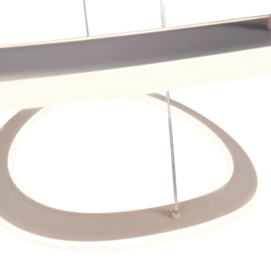 LED-lysekrone på kabel CASHMERE LED/75W/230V Ø 59,5 beige