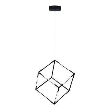 LED lysekrone på kabel DICE LED/48W/230V sort
