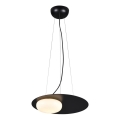 LED lysekrone på kabel PETIT LED/12W/230V sort