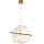 LED-lysekrone på kabel RELAX LED/15W/230V guld/hvid