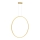LED lysekrone på kabel SATURNO LED/46W/230V Ø 80 cm IP44 guld