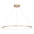 LED lysekrone på kabel SATURNO LED/57W/230V Ø 100 cm IP44 guld