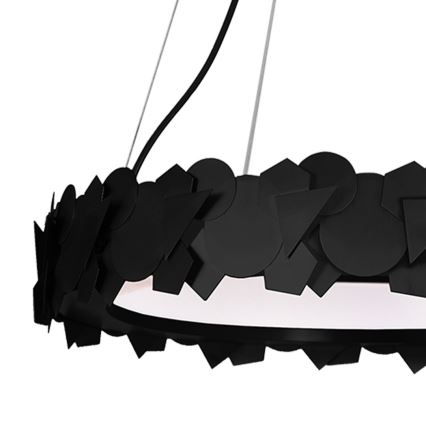 LED-lysekrone på kabel SOHO LED/24W/230V sort