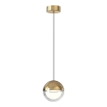 LED lysekrone på kabel ZIREA LED/7W/230V guld