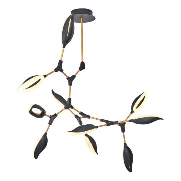 LED-lysekrone på stang ASTI 10xLED/7W/230V 3000K sort