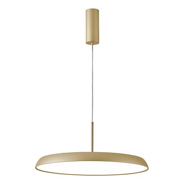 LED-lysekrone på wire ART LED/41W/230V guld