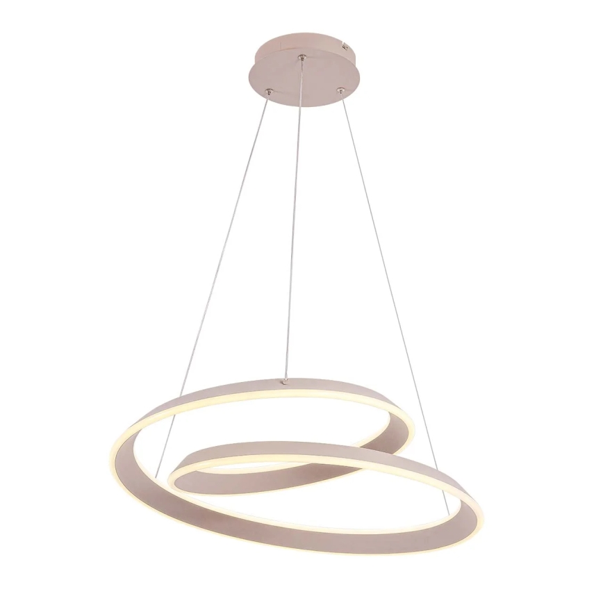 LED-lysekrone på wire CASHMERE LED/75W/230V Ø 60 cm beige