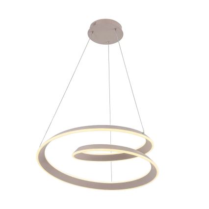 LED-lysekrone på wire CASHMERE LED/75W/230V Ø 60 cm beige