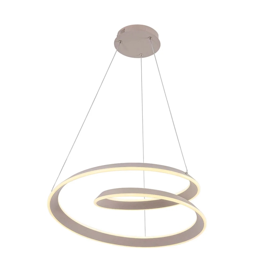 LED-lysekrone på wire CASHMERE LED/75W/230V Ø 60 cm beige