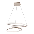 LED lysekrone på wire CORT LED/40W/230V sølv