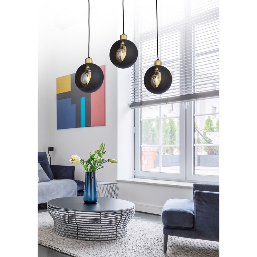LED-lysekrone på wire CUBUS 3xE27/60W/230V