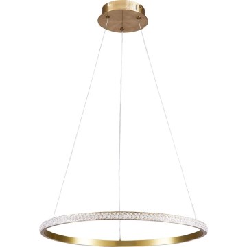 LED-lysekrone på wire DIANA LED/25W/230V 4000K Ø 50 cm guld
