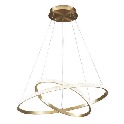 LED-lysekrone på wire DIANA LED/44W/230V 4000K Ø 59 cm guld