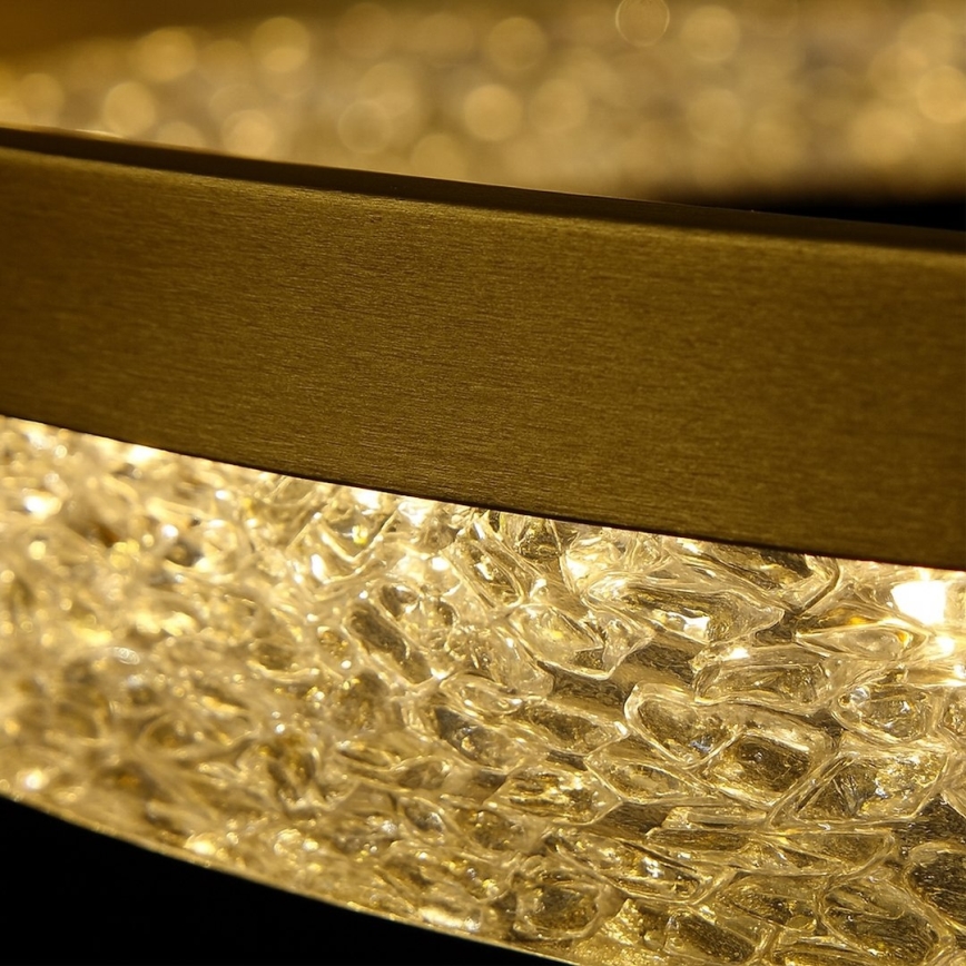 LED-lysekrone på wire GALA LED/54W/230V Ø 60 cm, guld