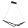 LED-lysekrone på wire ISLA LED/32W/230V sort