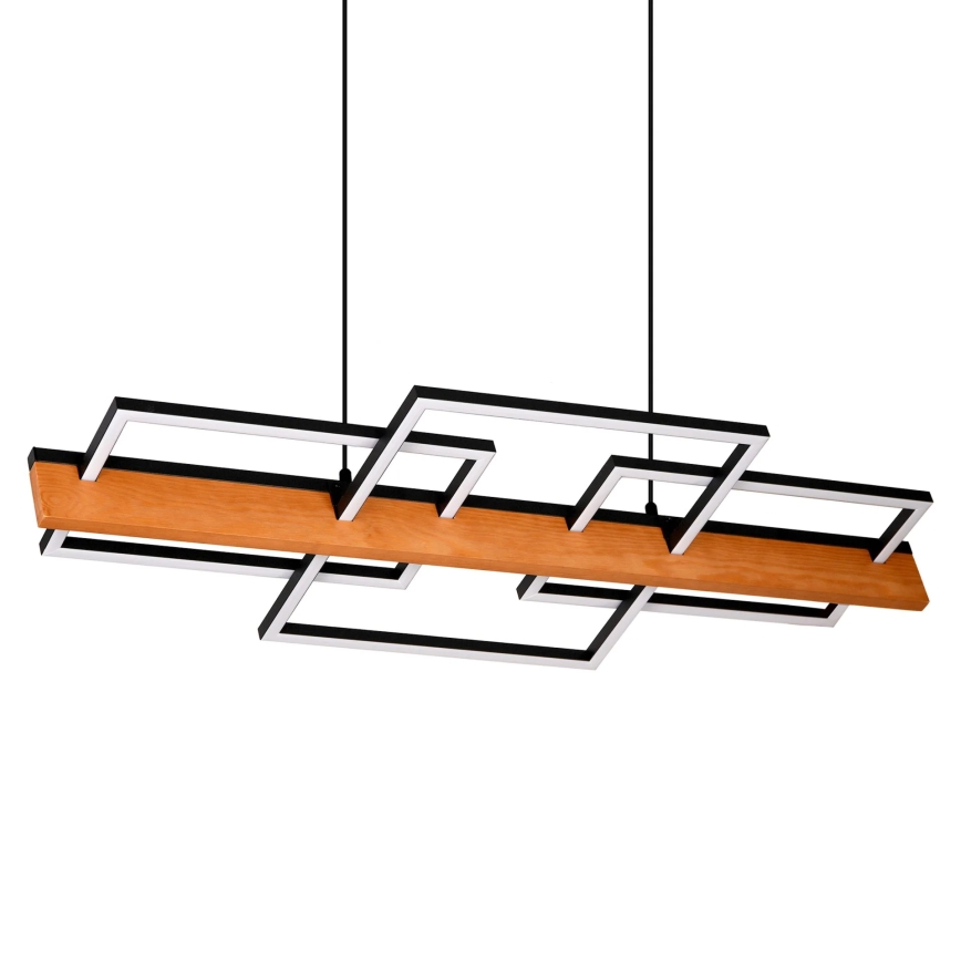 LED-lysekrone på wire LARYSA LED/35W/230V, fyrretræ