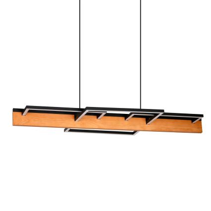 LED-lysekrone på wire LARYSA LED/35W/230V, fyrretræ