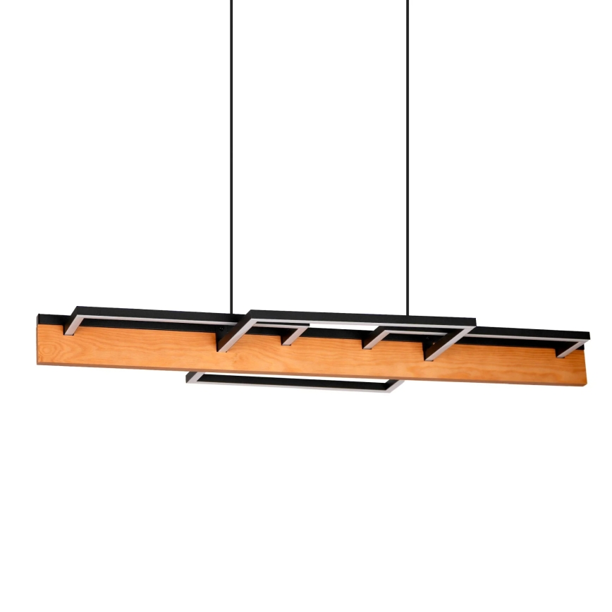 LED-lysekrone på wire LARYSA LED/35W/230V, fyrretræ