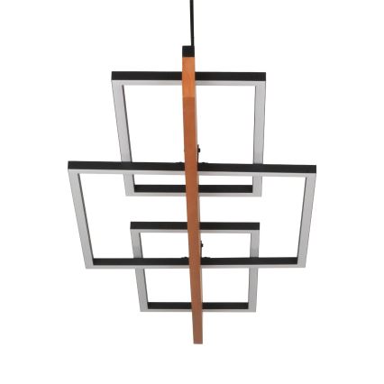 LED-lysekrone på wire LARYSA LED/35W/230V, fyrretræ