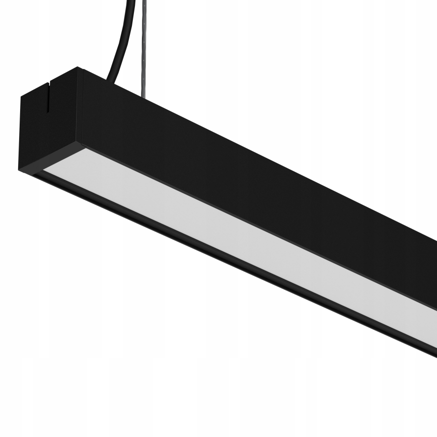 LED-lysekrone på wire/overflademonteret LED/44W/230V 6000K 120 cm sort