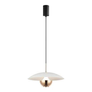LED-lysekrone på wire VALIA LED/9W/230V hvid/guld