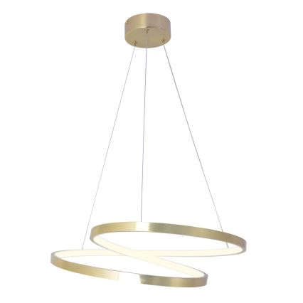 LED-lysekrone på wire ZEFIRA LED/40W/230V 4000K Ø 50 cm guldfarvet