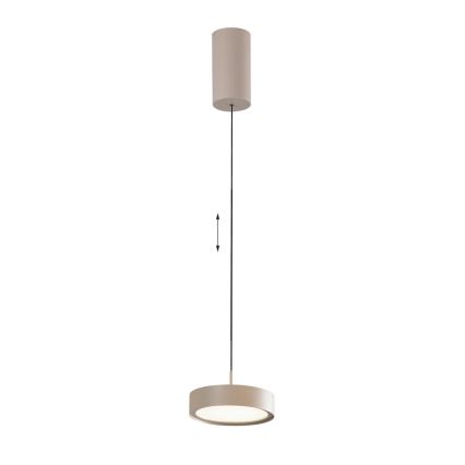 LED lysekrrone på wire DENVER LED/21W/230V beige