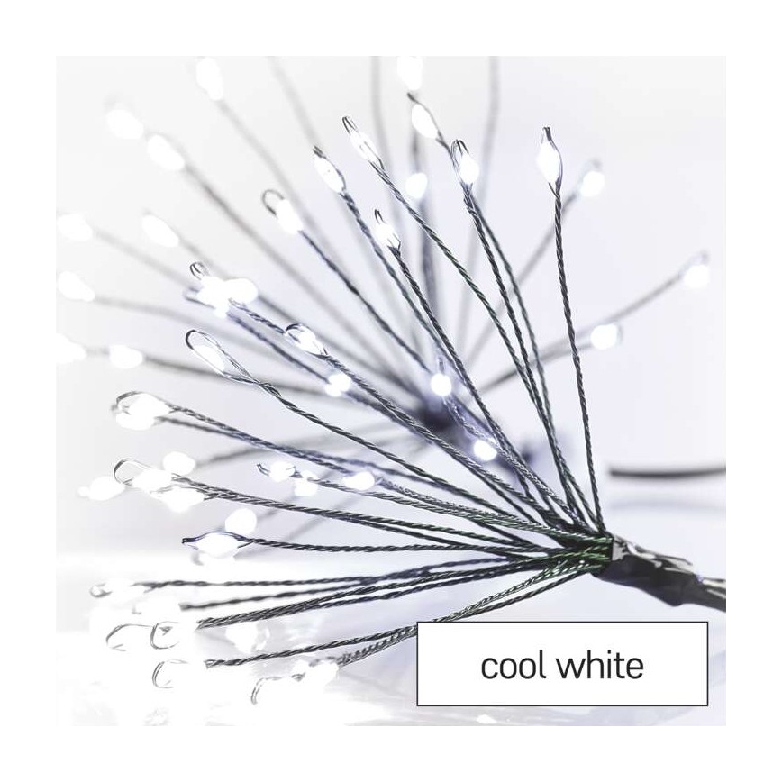 LED  lyskæde 150xLED/5,35m kold hvid