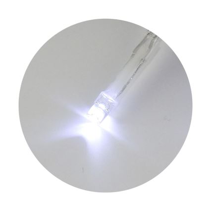 LED  lyskæde 20xLED/2 funktioner 2,4m kold hvid