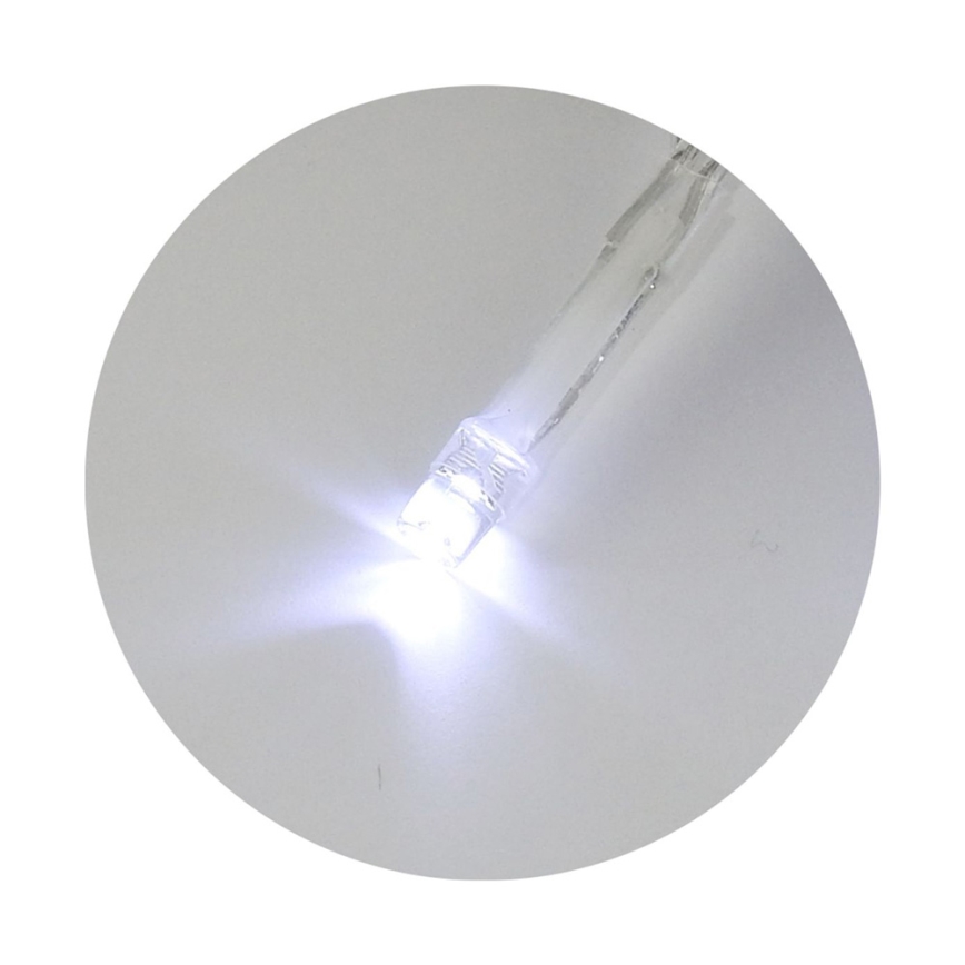 LED  lyskæde 20xLED/2 funktioner 2,4m kold hvid