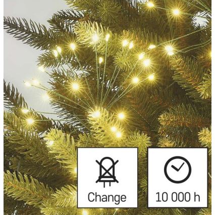 LED  lyskæde 300xLED 5,2+3 m varm hvid