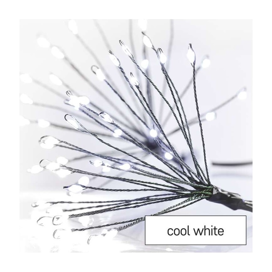 LED-lyskæde 300xLED/8,2m kold hvid