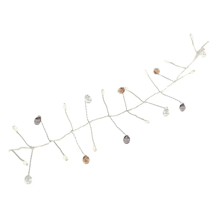 LED lyskæde 40xLED/3xAA 1,5 m varm hvid