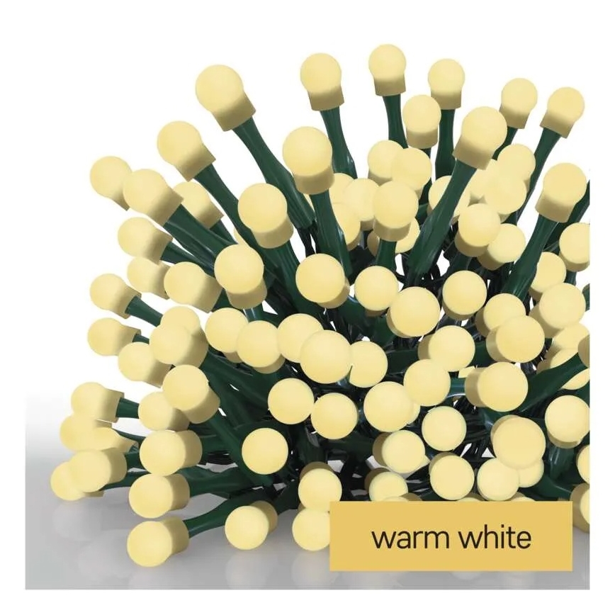 LED-lyskæde 480 LED/8 funktioner 53 m IP44 varm hvid