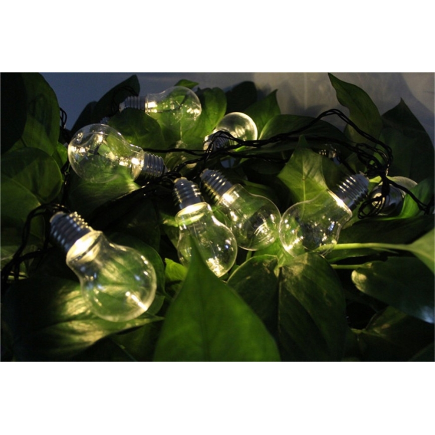 LED Lyskæde dekorativ SMOLDER 2,1 m 10xLED/2xAA