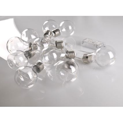 LED Lyskæde dekorativ SMOLDER 2,1 m 10xLED/2xAA